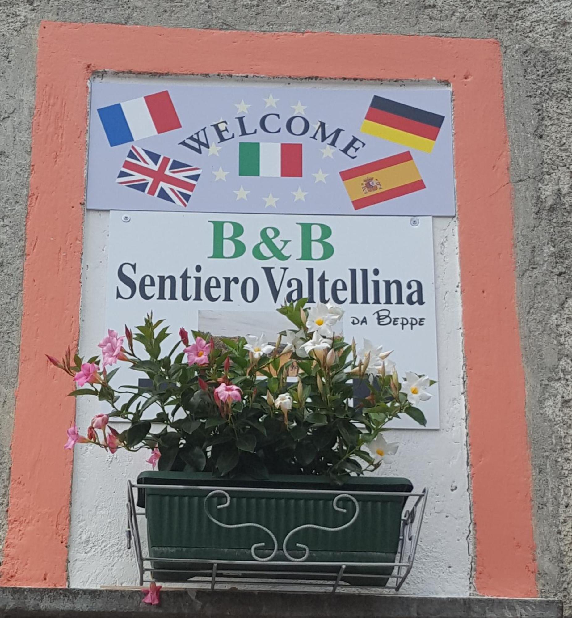 B & B Sentiero Valtellina Castello dell'Acqua エクステリア 写真